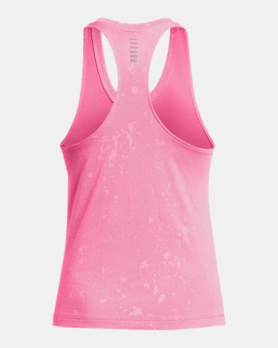 Camiseta sin mangas UA Launch Splatter para mujer, Pink, pdpMainDesktop image number 3